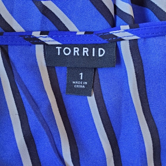 Torrid - Georgette Bow Blouse - Picture 5 of 8